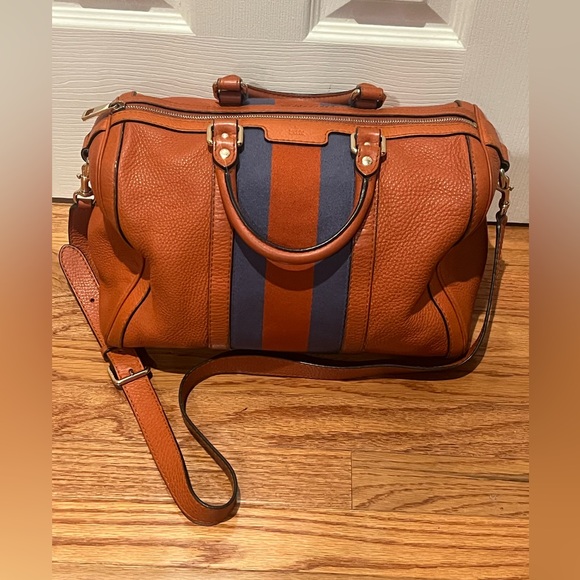 Gucci limited edition  Boston Bag pebbles leather rare used authe - Picture 1 of 16